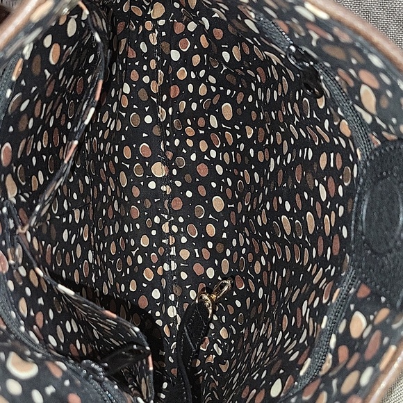 Brighton Black and Brown Leather Tote Bag - Picture 10 of 13